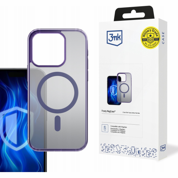 3mk Frosty MagCase Purple pro Apple iPhone 15 Pro