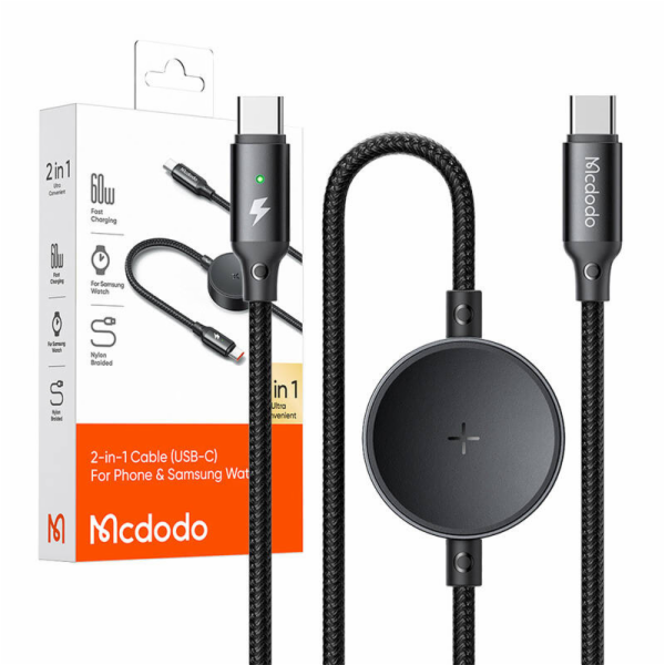 Mcdodo CA-4170 2-in-1 USB-C cable + Samsung Watch wireles...