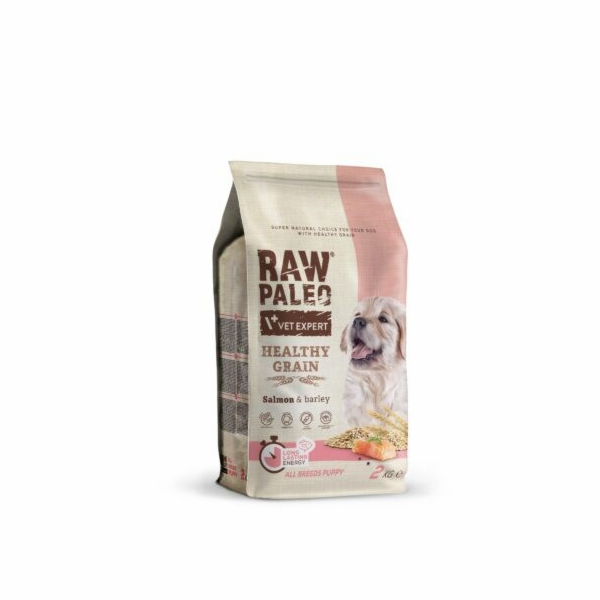 VET EXPERT Raw Paleo Healthy Grain Puppy Losos a ječmen -...