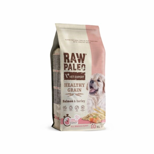 Raw Paleo Healthy Grain Puppy Losos a ječmen - suché krmi...