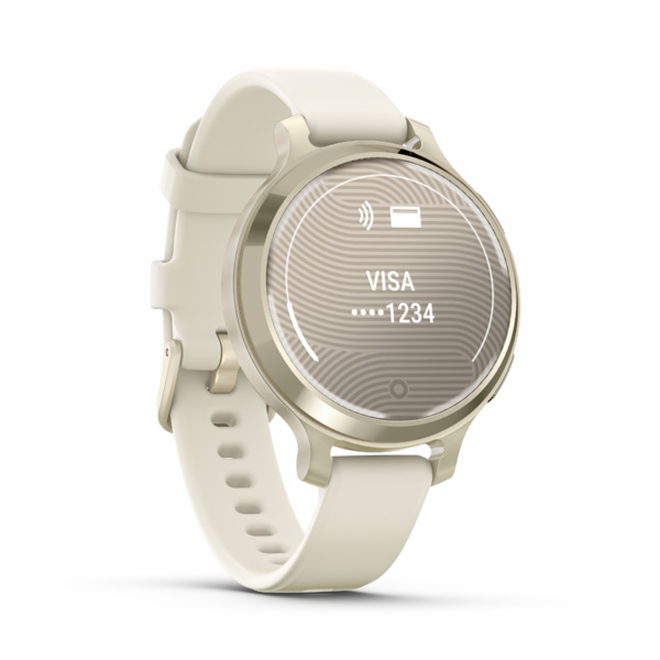 Garmin Lily 2 Active Lunar Gold Bone silicon band, EU