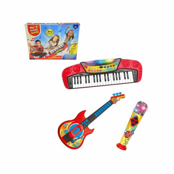 Souprava MaDe 3 v 1  elektronické piáno, 37 kláves, kytar...