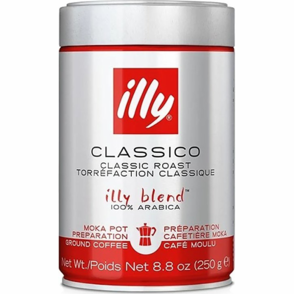 illy Mletá káva 250 g illy 100% Arabica (8003753915050)