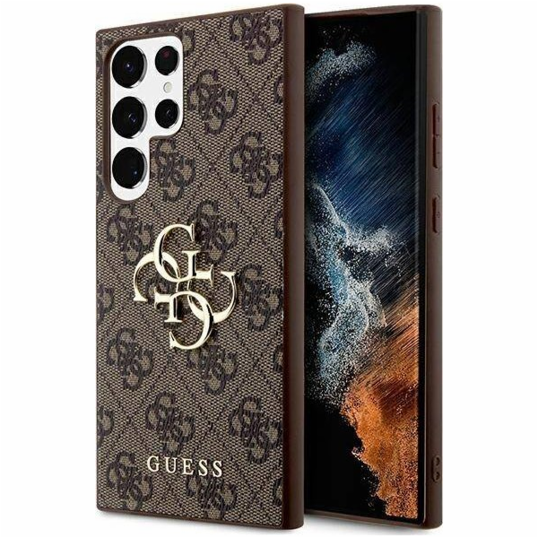 Guess  GUHCS24L4GMGBR S24 ULTRA S928 HNĚDÉ/HNĚDÉ PEVNÉ PO...