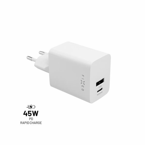 FIXED mini nabíječka 45W FIXC45M-CU-WH