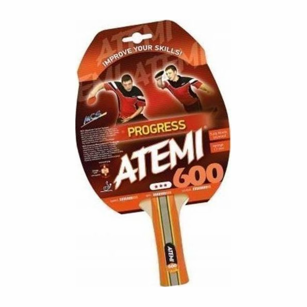 Nová anatomická pingpongová raketa Atemi 600