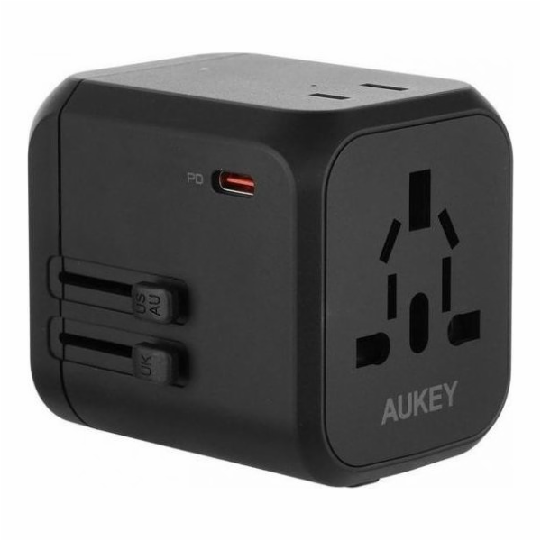 PA-TA04 univerzální cestovní nabíječka 30W PD EU/US/UK/AUS