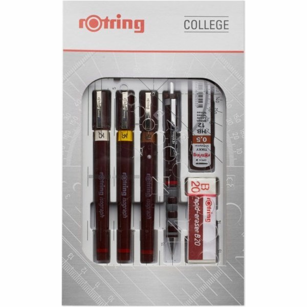 ROTRING isograph College Set - 3er Satz 0,25 / 0,35 / 0,5