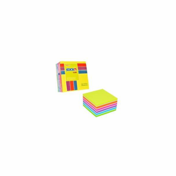 Stickn Notes samolepicí kostka mix 7 (155273)