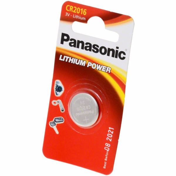 Baterie Panasonic Lithium Power CR2016 90mAh 1 ks.
