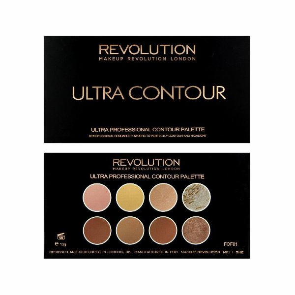 Makeup Revolution Ultra Contour Palette Sada na modelován...