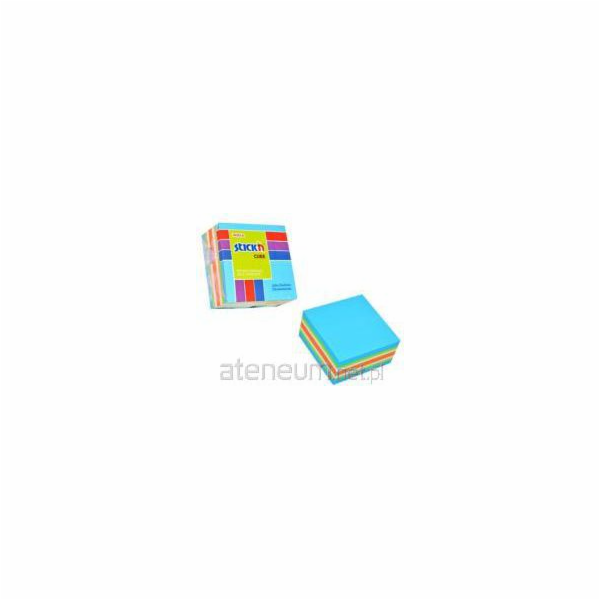 Stickn Notes modrá kostka mix neon a pastel (155240)