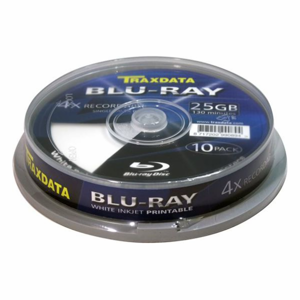 Traxdata BD-R 25 GB 4x 10 kusů (90L753ITRA006)