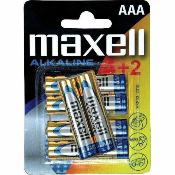Baterie Maxell AAA / R03 6 ks.