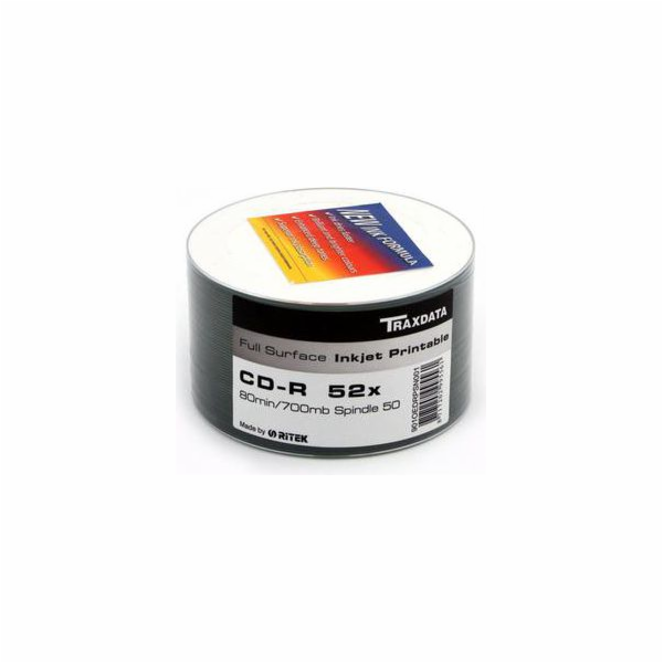 Traxdata CD-R 700 MB 52x 50 kusů (901CK5VINYLIW)
