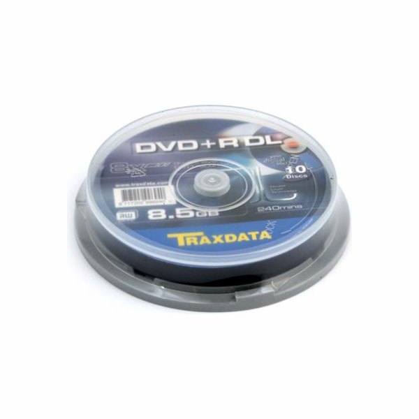 Traxdata DVD+R DL 8,5 GB 8x 10 kusů (906753ITRA003)