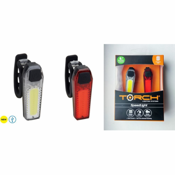 Sada lamp TORCH TORCH 55004 + 55005 usb