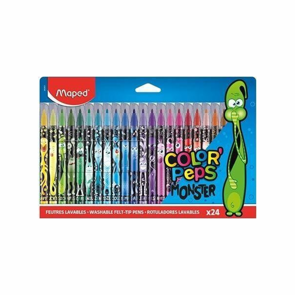 Fixy Maped Colorpeps Monster 24 barev