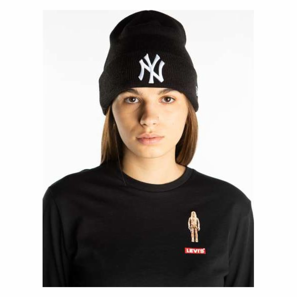 New Era MLB ESSENTIAL CUFF 728 BLACK - - unisex - černá