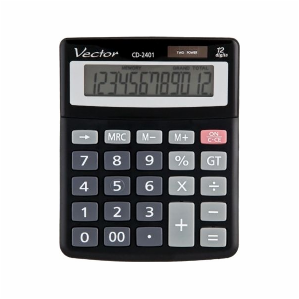 Vector KAV DK-222 kancelářská kalkulačka, 12místná, 103 x...