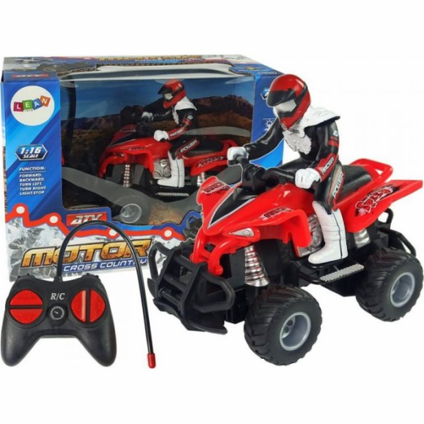 Lean Sport Import LEANToys Quad Dálkově ovládaný červený ...