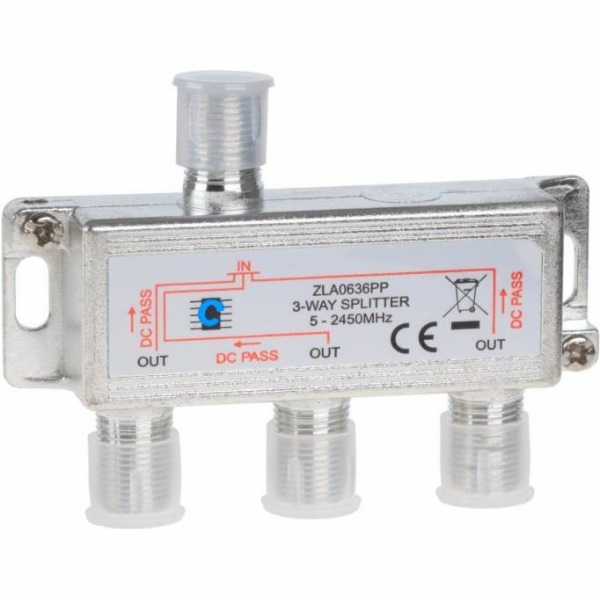 SAT SPLITTER 3-WAY HQ