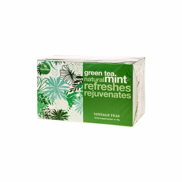 Vintage Teas Vintage Teas Green Tea Mint - 30 sáčků