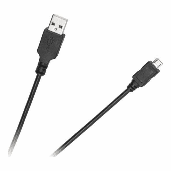 Cabletech USB-A - microUSB USB kabel 1 m černý (9332)