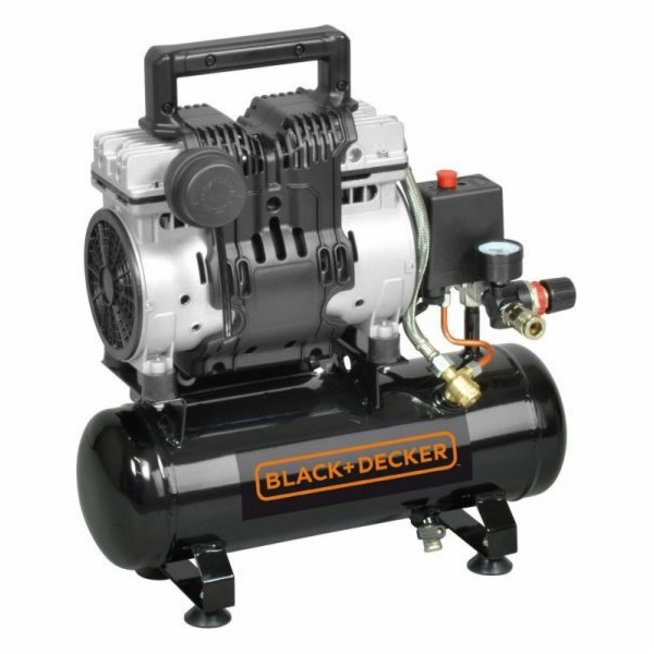 BEZOLEJOVÝ KOMPRESOR BLACK&DECKER. 6L /1KM/ 8BAR /0 75KW ...