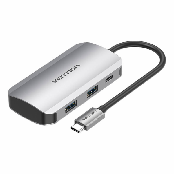USB-C Docking Station to 4x USB3.0, PD 0.15m Vention TNBH...