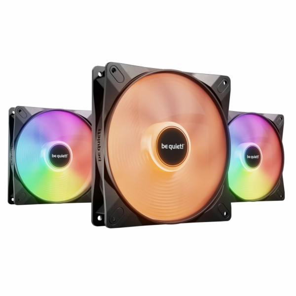buď zticha! Light Wings LX 140mm PWM Triple Pack, skříňov...