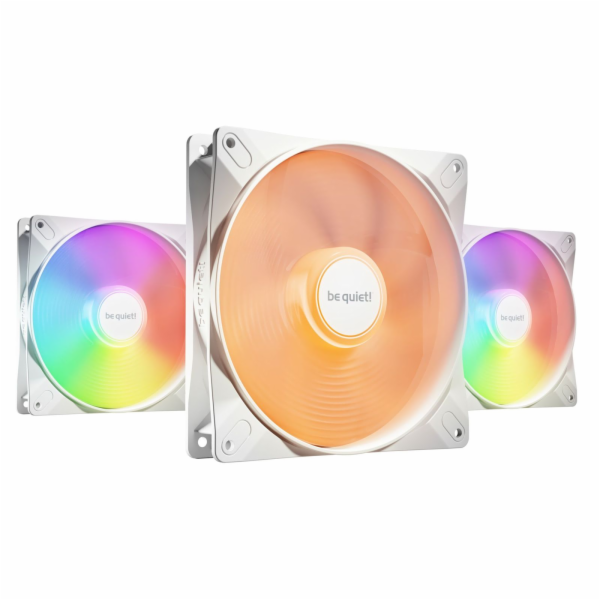 buď zticha! Light Wings LX 140mm PWM White Triple Pack, s...