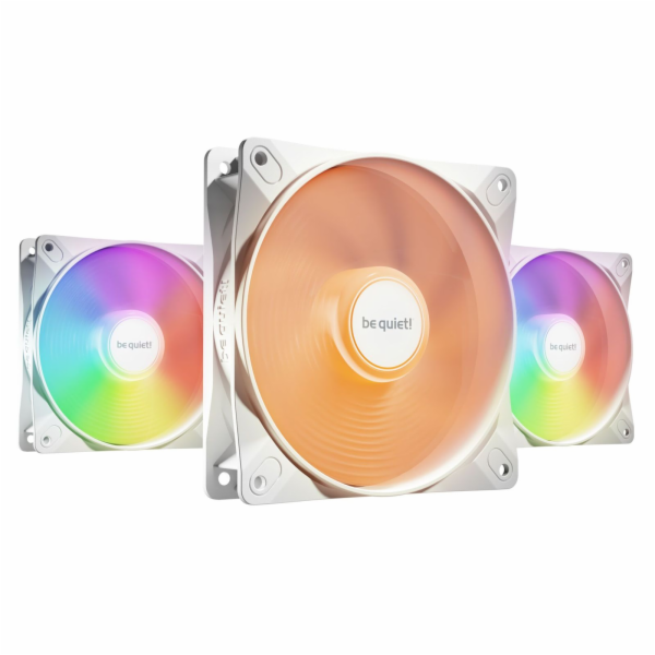 buď zticha! Light Wings LX 120mm PWM White Triple Pack, s...