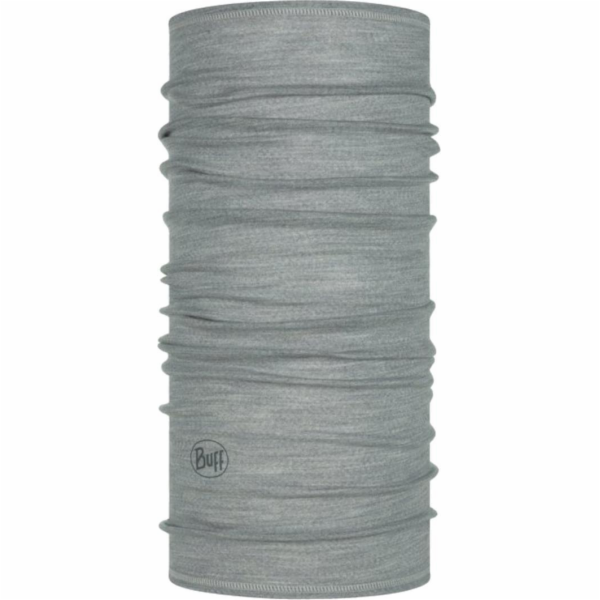 Lehký multifunkční popruh Buff z merino vlny - Grey