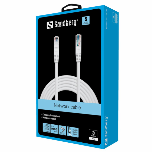 Sandberg 506-95 síťový kabel UTP Cat6 3m