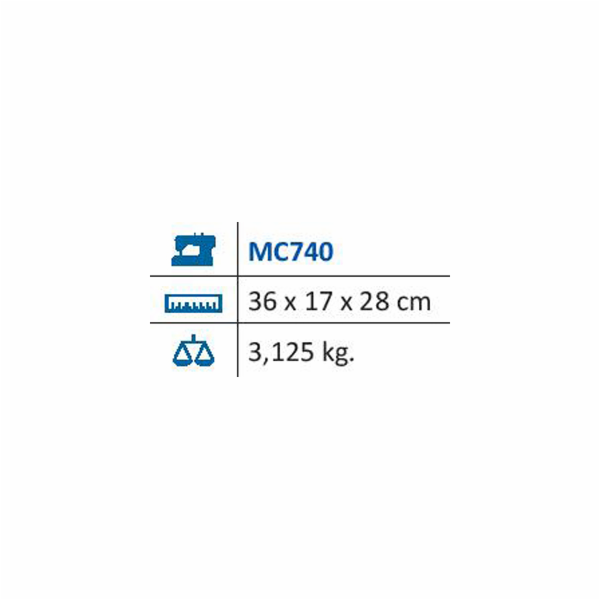 Jata SELECCION MC740 Šicí stroj