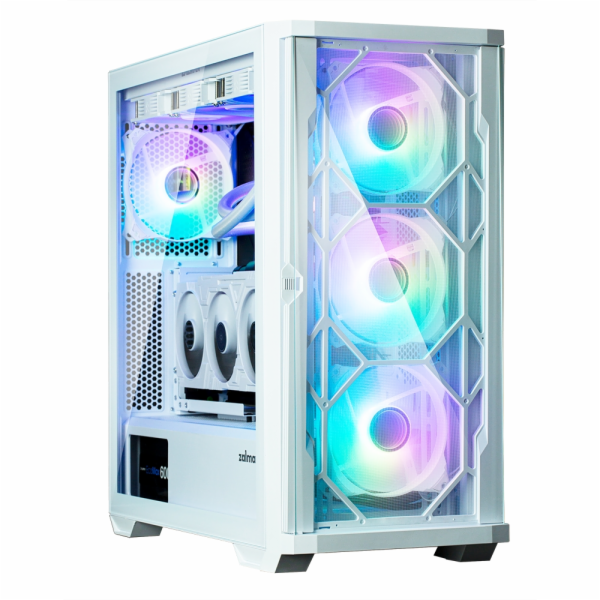 Zalman Z10 DUO ATX ZM-IF120 x4 Bílá