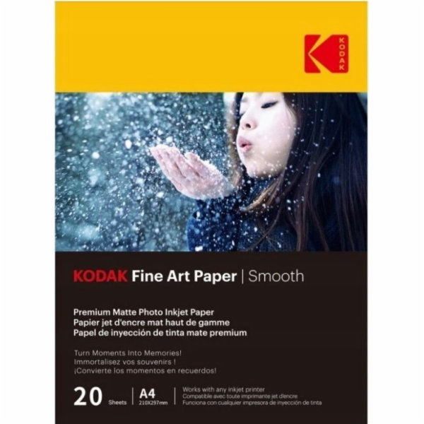 Kodak Fine Art Paper 230g Matte Coated Smooth A4x20