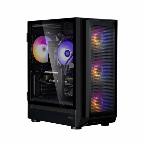 Zalman i6 Black, ventilátor RGB x4 T/G