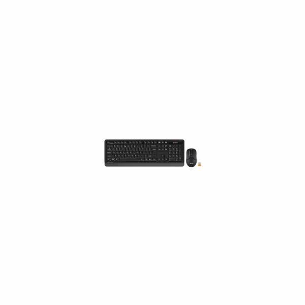 A4tech Set klávesnice+myš FG1012, Bezdrátový, US, černá