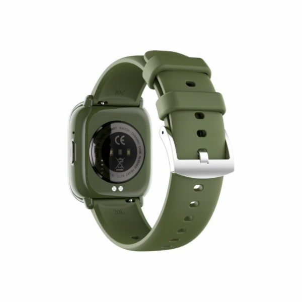 MyPhone Watch Pastel stříbro/zelené dřevo