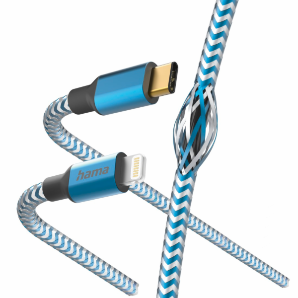 Hama 00201561 Reflexní nabíjecí kabel, USB-C - Lightning ...