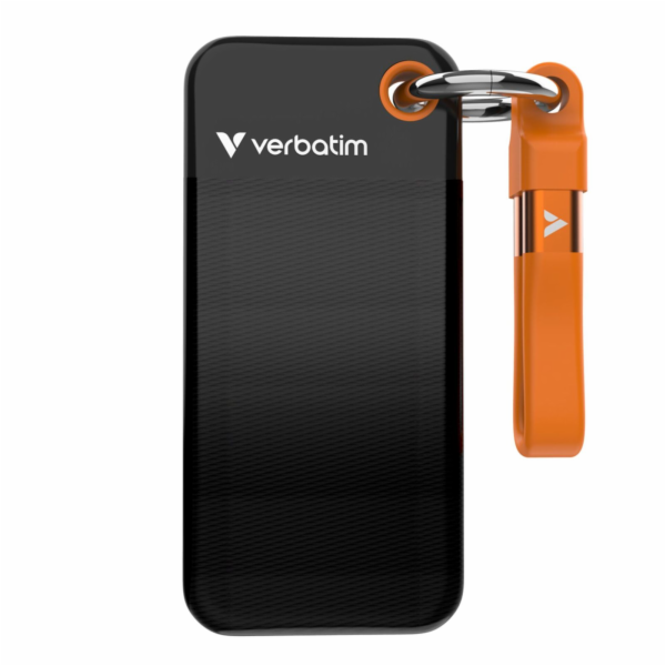 Verbatim Pocket SSD USB 3.2  1TB Black/Orange            ...