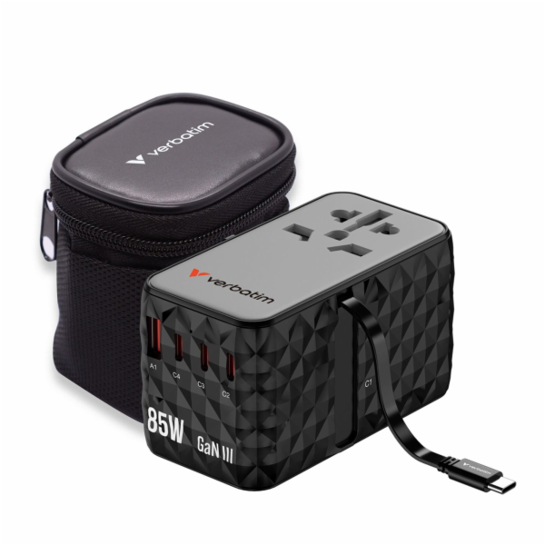 Verbatim Charge´n´Travel Diamond 85W Retr. Cable CNT-02  ...