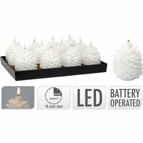 Vánoční dekorace s LED osvětlením, 13 cm