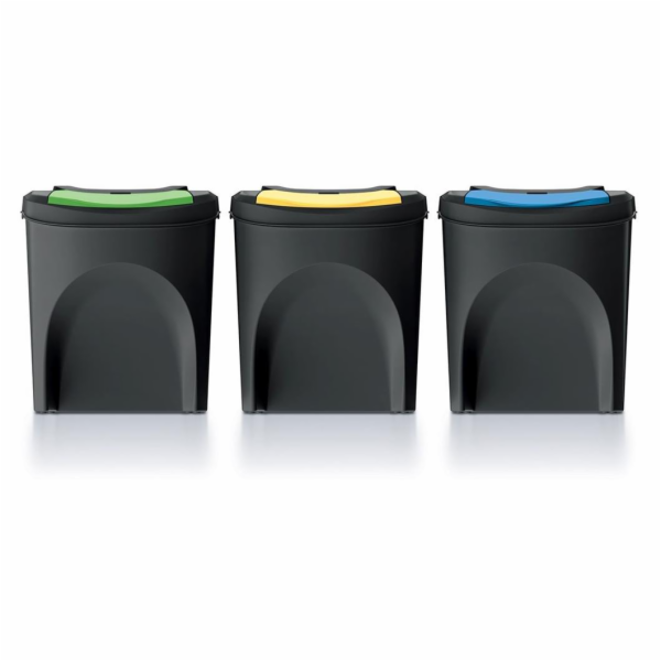 Odpadkový koš Prosperplast SORTIBOX 3 x 25 l recyklovaný ...