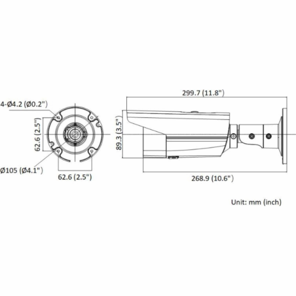 IP kamera Hikvision DS-2CD2T83G2-4LI (2,8 mm)
