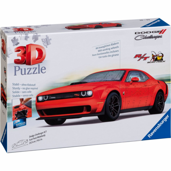 Ravensburger Dodge Challenger R/T Scat Pack Widebody 3D-P...