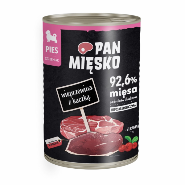 PAN MIESKO Veper s granulí Stone - vlhké mléko pro psy - ...