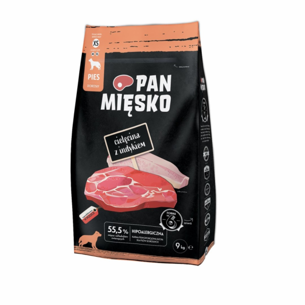 PAN MIESKO Telecí maso s krůtou XS - sušené mléko pro psy...